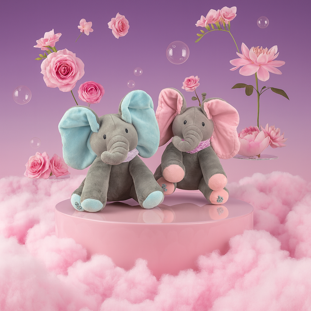 Interaktywny Słonik Akuku - mówiąca i grająca maskotka