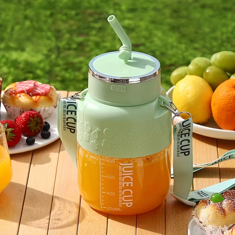 Wielofunkcyjny mini blender 800 ML ze słomką